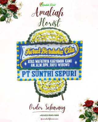 Papan Bunga Duka di Kao Barat