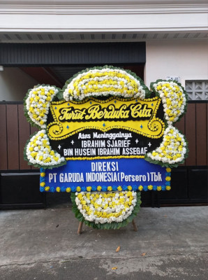 Papan Bunga Duka di Kao Barat