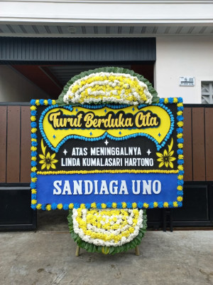 Papan Bunga Duka di Kao Barat